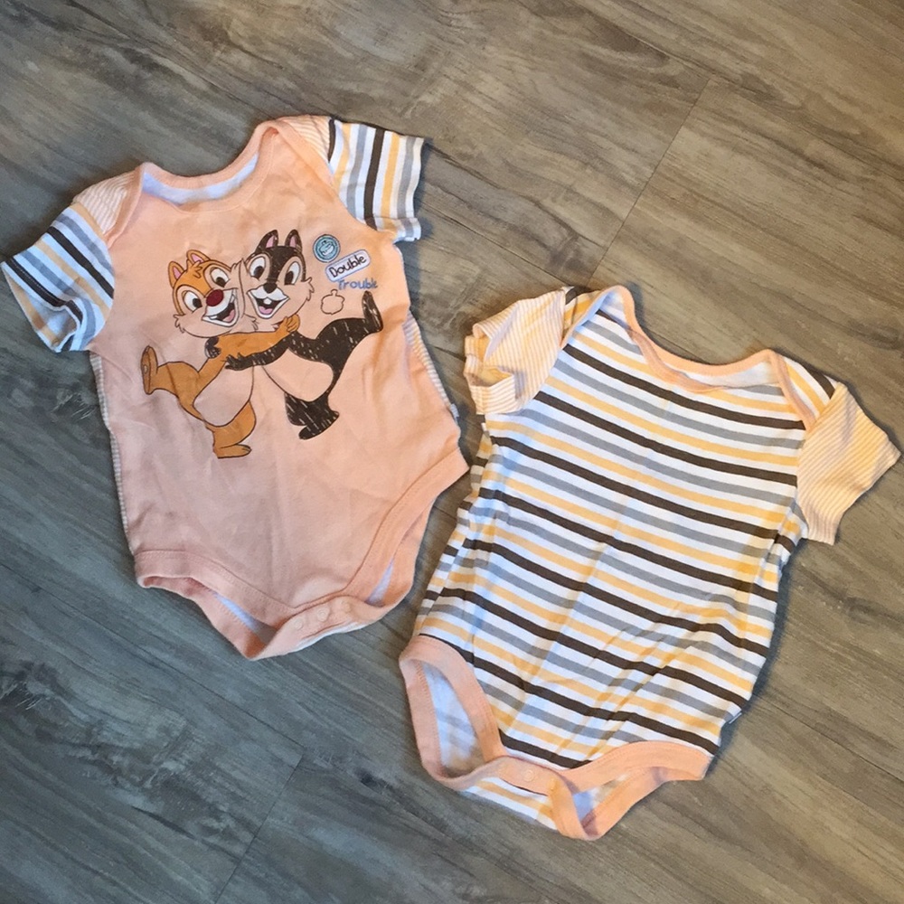 6-9 Mo. Disney Baby Chip & Dale T-shirt set